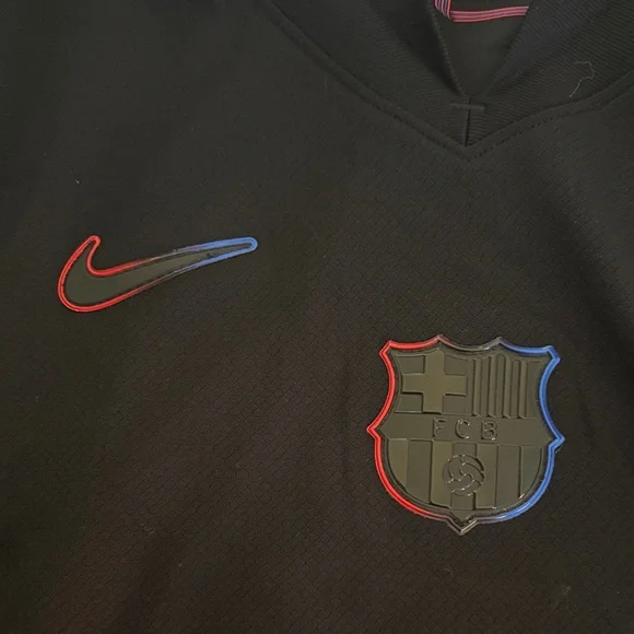Women’s Gavi #6 FC Barcelona Black Red Soccer Jersey - Picture 7 of 8